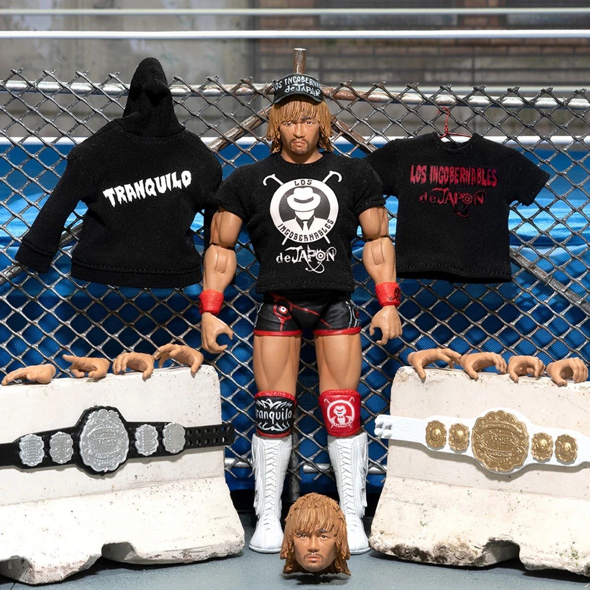 【激レア新品】アメリカSuper7製 内藤哲也アクションフィギュア 新日本プロレス Super7 ULTIMATES 7インチ・アクションフィギュア