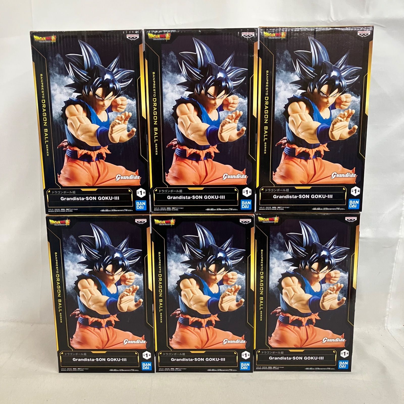 未開封 ドラゴンボール超 Grandista 孫悟空Ⅲ フィギュア 6個セット