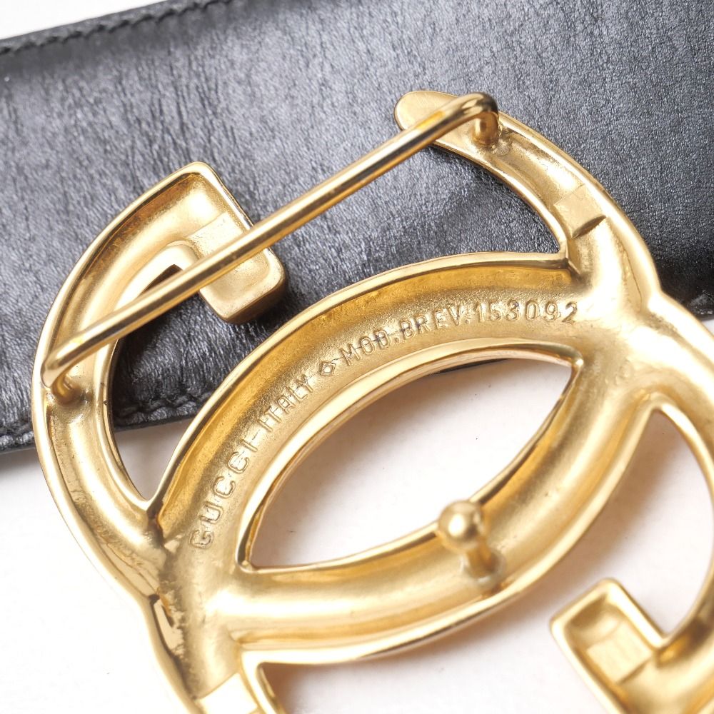 オールドグッチ OLD GUCCI Gロゴバックル エナメル レザー ベルト OLD GUCCI オールドグッチ ヴィンテージ ベルト サイズ70/28 GGロゴ GG