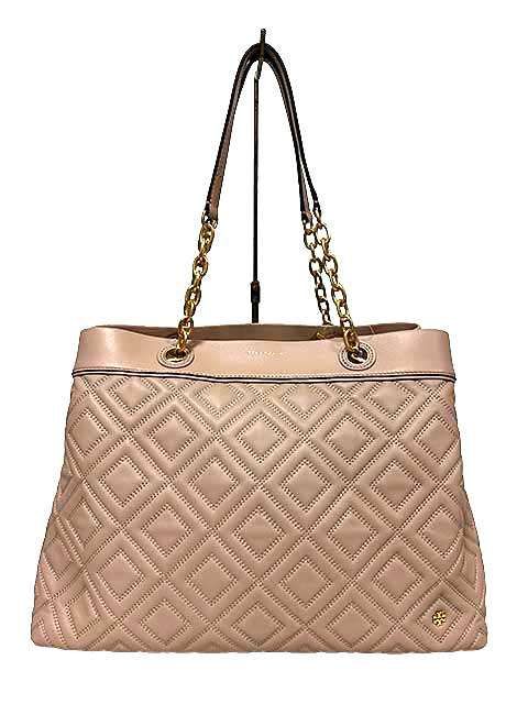【中古】TORY BURCH　トリーバーチ　ショルダーバッグ　チェーンバッグ　ピンク　レザーバッグ＿s23＿セルモアから出品＿s-1137-r23