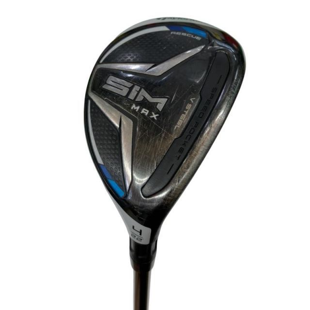 【中古】 テーラーメイド SIM MAX U4 ユーティリティ UT リシャフト (フレックスその他) メンズ 男性用 右利き 右用 Cランク ゴルフクラブ