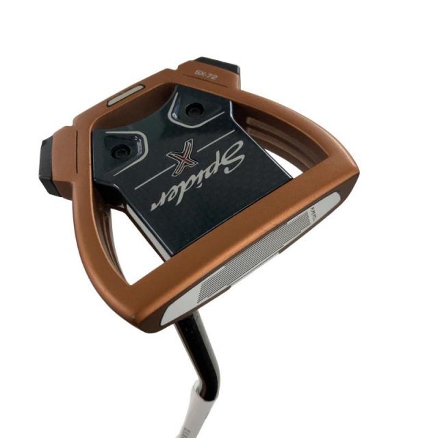 【中古】 テーラーメイド Spider X COPPER/WHITE シングルベンド 34インチ パター PT スチール(ブラック) (フレックスその他) メンズ 男性用 右利き 右用 Dランク ゴルフクラブ 17,252円