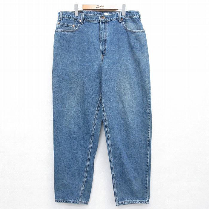 W37/古着 リーバイス Levis 560 ジーンズ メンズ 90年代 90s テーパード コットン ネイビー デニム【spe】 26aug04 7,804円