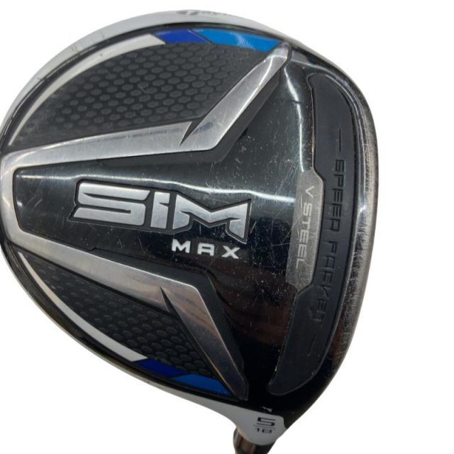 【中古】 テーラーメイド SIM MAX 5W フェアウェイウッド FW リシャフト (フレックスその他) メンズ 男性用 右利き 右用 Cランク ゴルフクラブ 10,228円