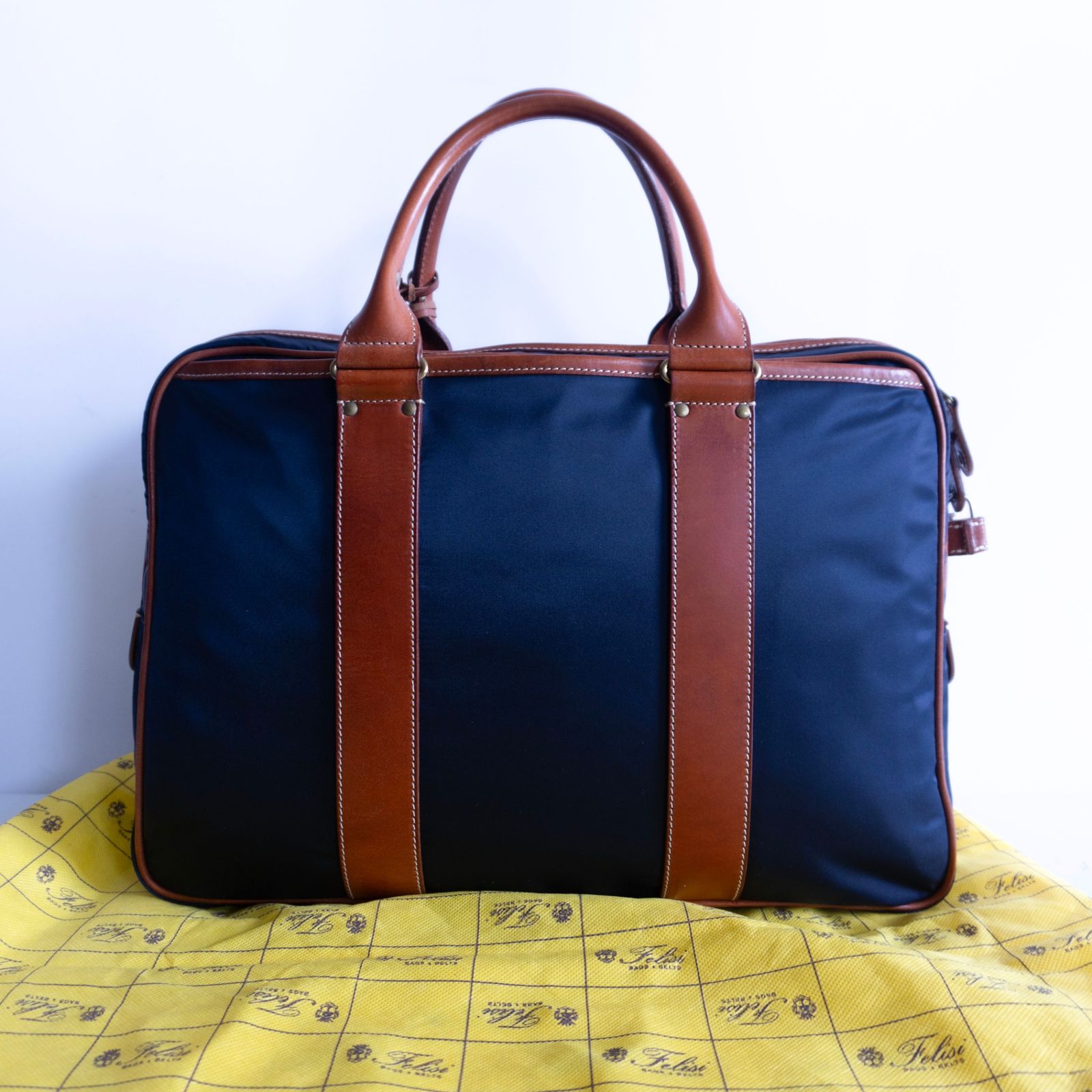 美品】 FELISI 【1882/DS ブリーフケース】ビジネス バッグ ナイロン