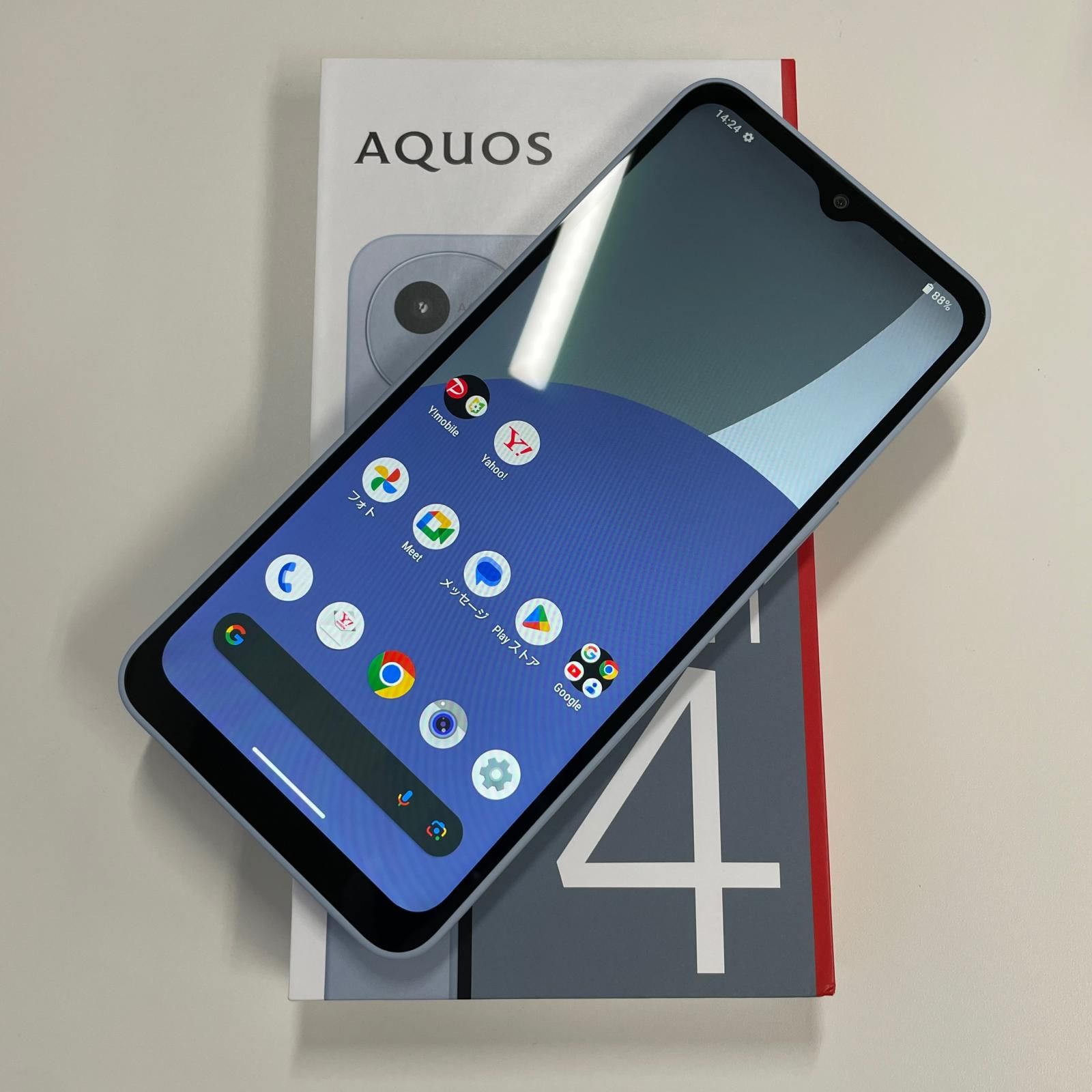 Y!mobile AQUOS wish4 A402SH ブルー 13,860円