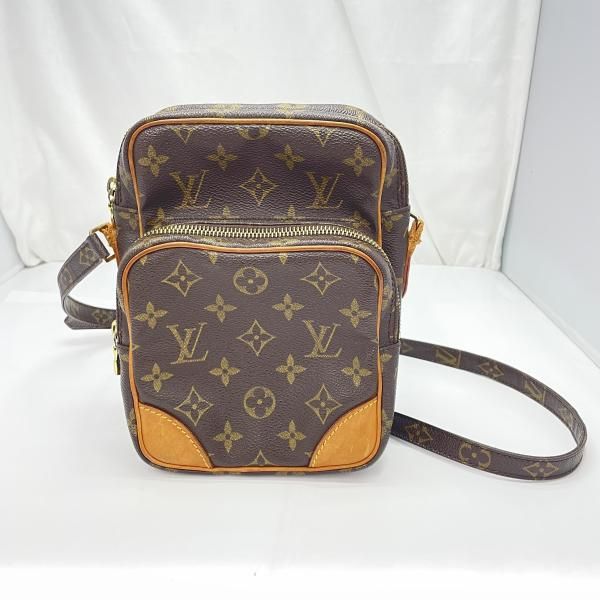 【中古】LOUIS VUITTON ルイヴィトン モノグラム アマゾン M45236 ショルダーバッグ ブラウン[91]