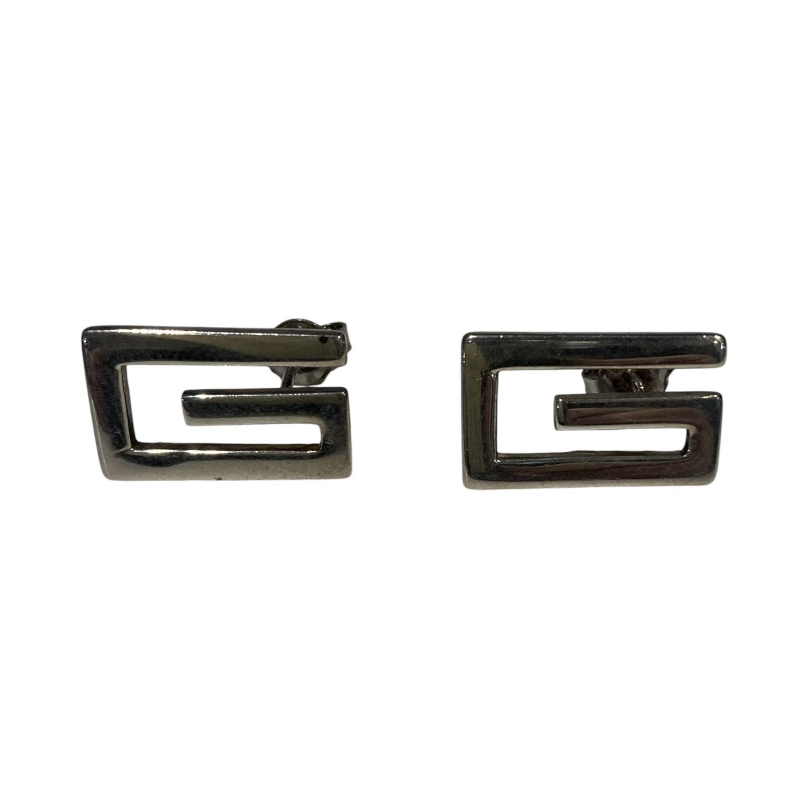 GUCCI (グッチ) SILVER925 Gロゴ ピアス シルバー ー