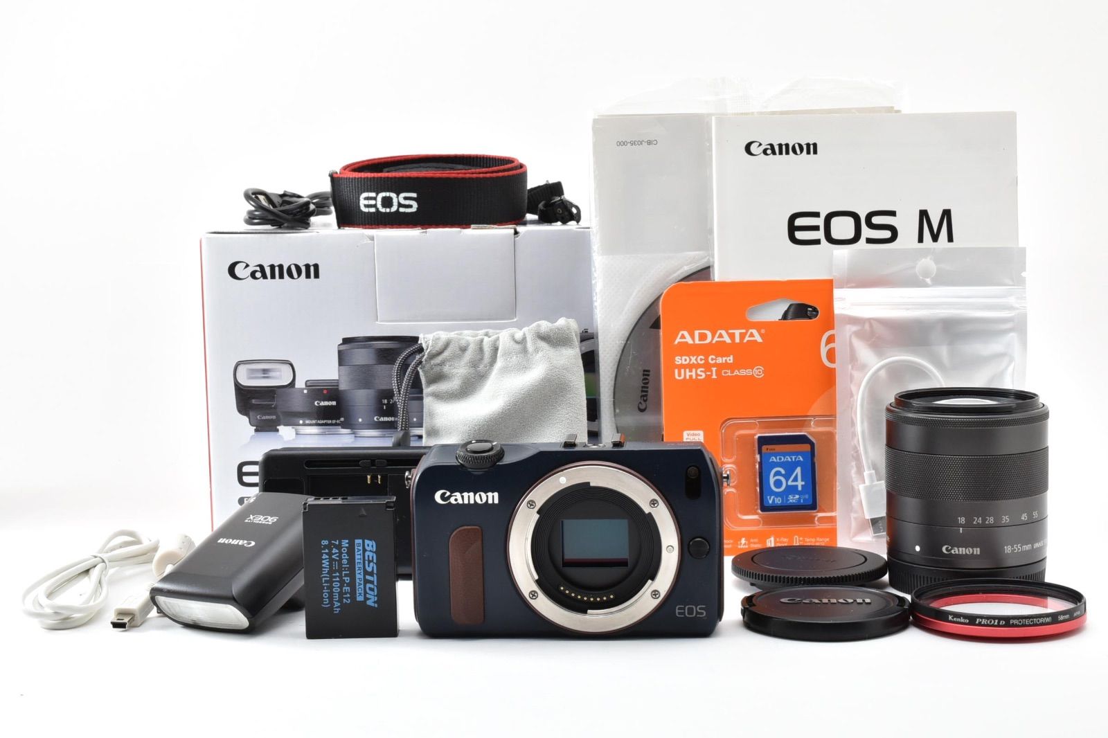 キヤノン CANON EOS M ミラーレス一眼カメラ スマホ転送 - メルカリ