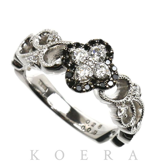 K18WG ホワイトゴールド リング・指輪 ダイヤモンド0.28ct/0.09ct 13号 5.9g レディース 中古 79,860円