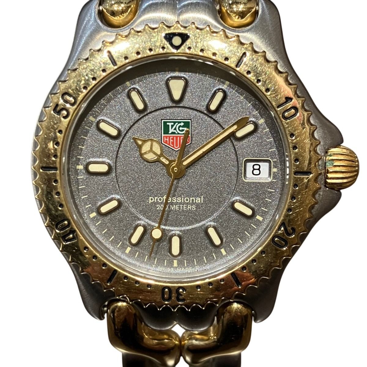 タグホイヤー TAG HEUER 腕時計 総重量約92.4g SS SS クオーツ グレー文字盤 WG1220-K0 ボーイズ