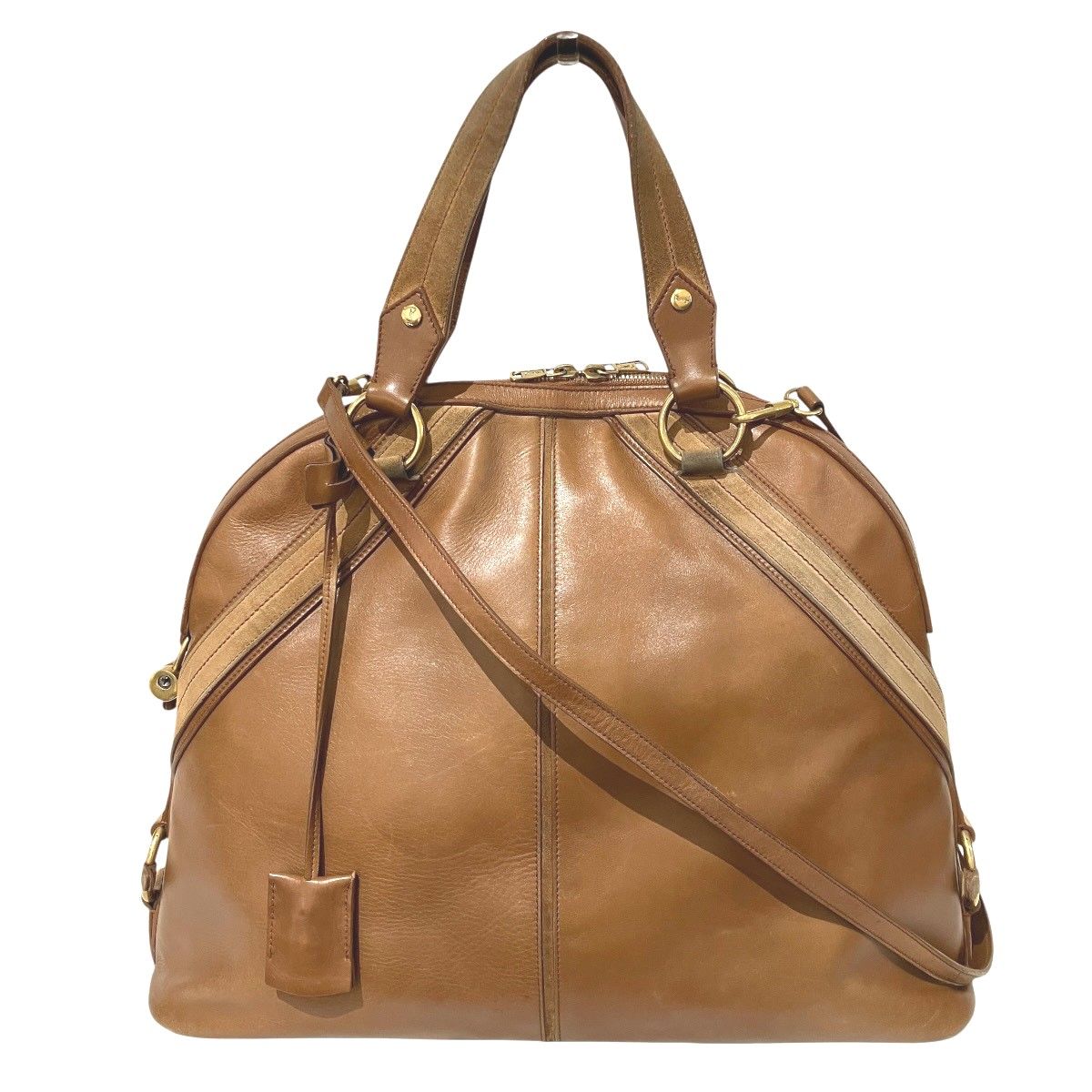 イヴサンローランリヴゴーシュ Yves Saint Laurent rive gauche ミューズ ハンドバッグ レザー ユニセックス