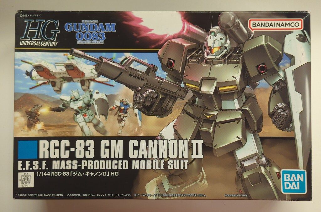 BANDAI SPIRITS HGUC 1/144 バンダイナムコ版 ジム・キャノンⅡ 125