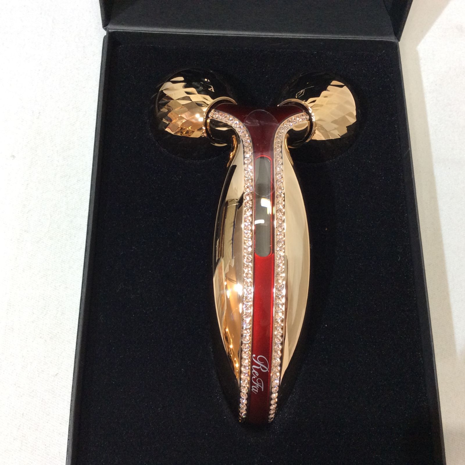 未使用☆Refa リファ クリスタル パールレッド 限定カラー フェイスローラー 箱付き 14,454円