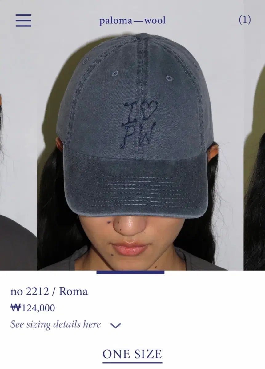 パロマウル roma ローマ ベースボールキャップ ネイビー
