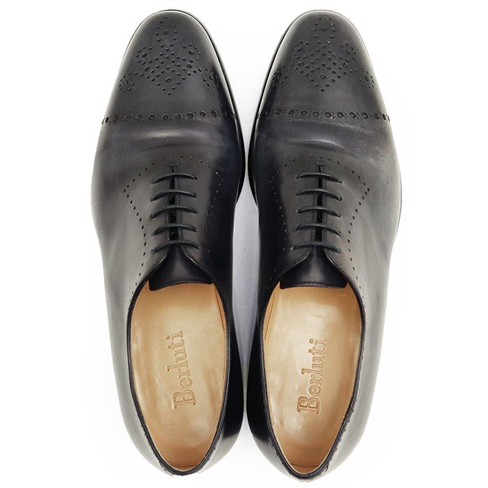 Berluti ベルルッティ レザーシューズ ホールカット サイズ 7.5 メンズ