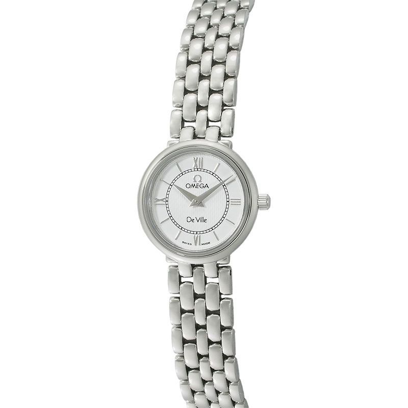 オメガ OMEGA デビル クラシック レディース SS クオーツ 仕上/電池交換済 7574.21