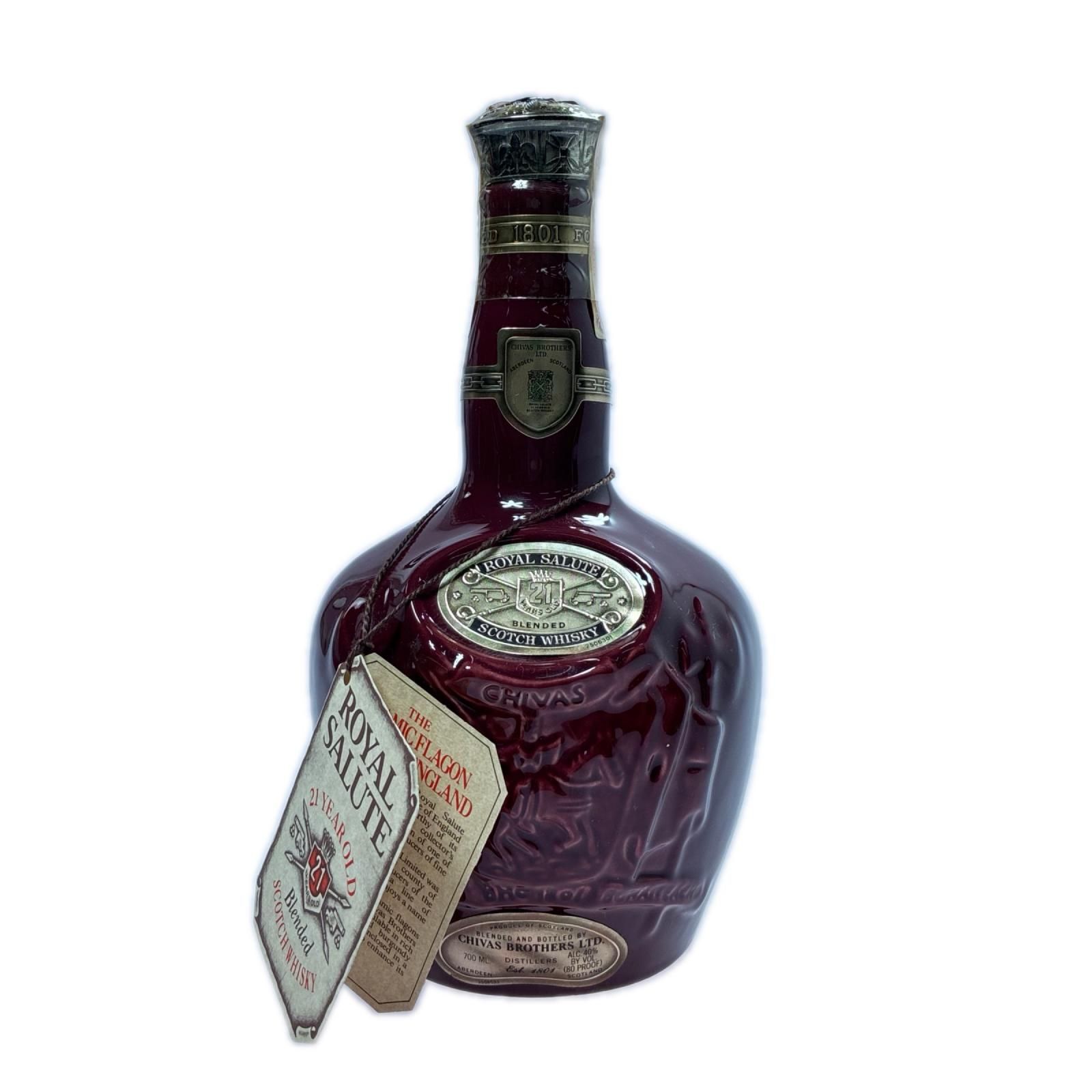 ロイヤルサルート 21年 赤陶器ボトル 700ml 40％ 飲料・酒 SALUTE ロイヤルサルート 21年 赤 陶器ボトル 700ml 40度