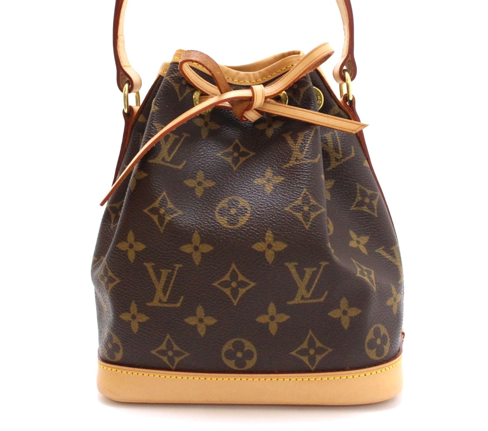 LOUIS VUITTON ルイ・ヴィトン ミニ・ノエ ルイヴィトンジャパン25周年記念 1000個限定 M99162 ショルダーバッグ モノグラムキャンバス ブラウン/ゴールド金具 AR1003/*** レディース【中古】460