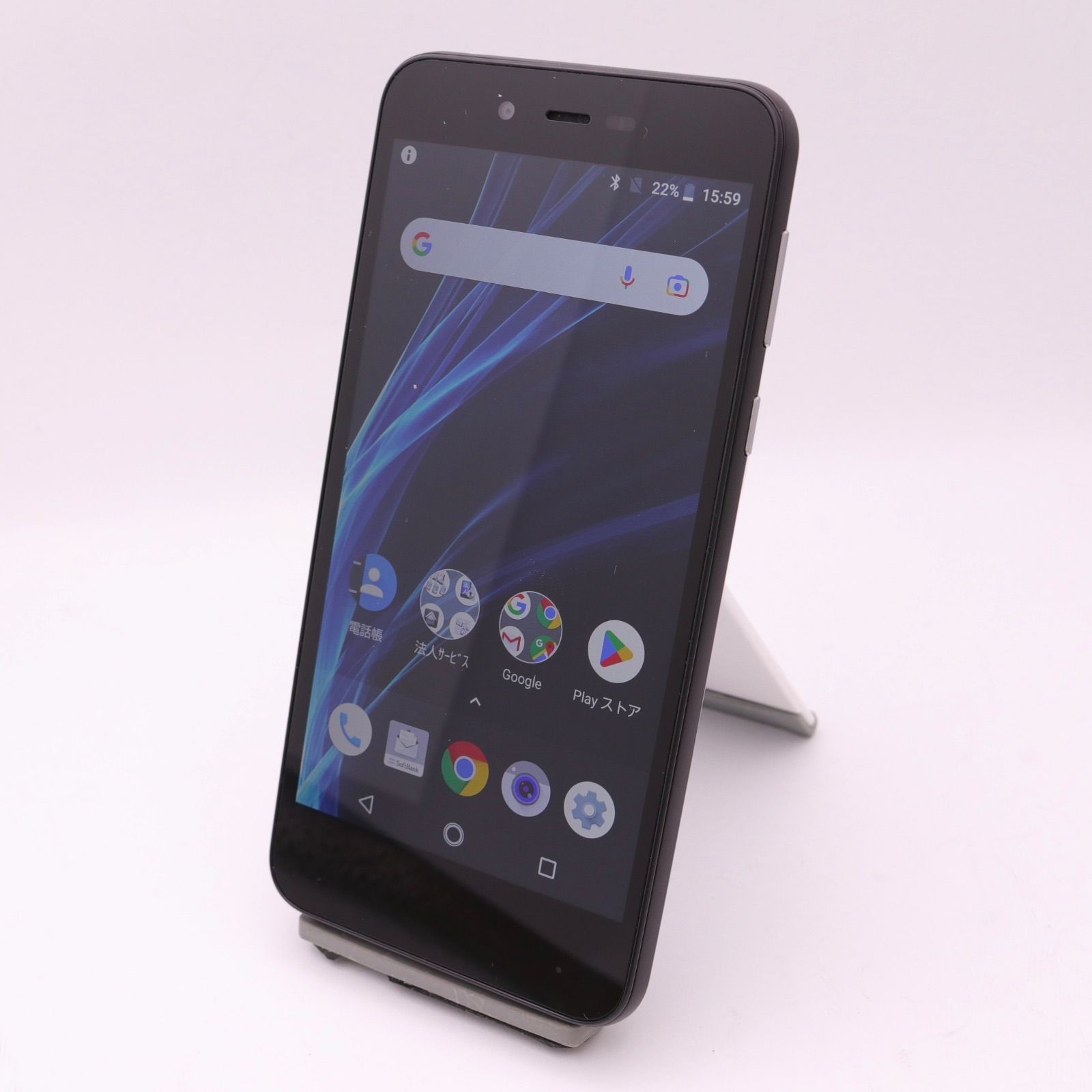 Aランク美品】AQUOS sense basic 702SH 32GB ブラック SIMフリー