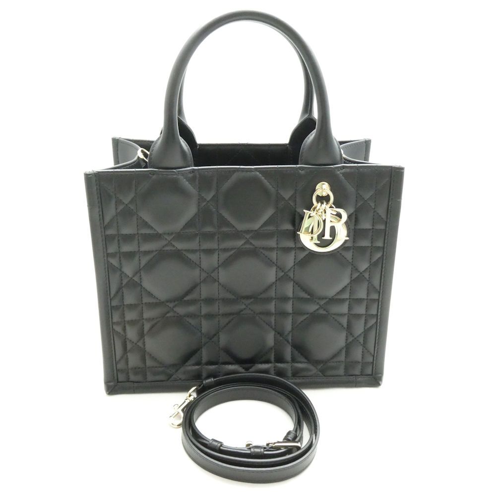 美品 Dior ディオール M1325OWHP_M900 Book Tote ブックトート バッグ レザー スモールサイズ 2way ショルダー レディース AN3876W1 240,000円
