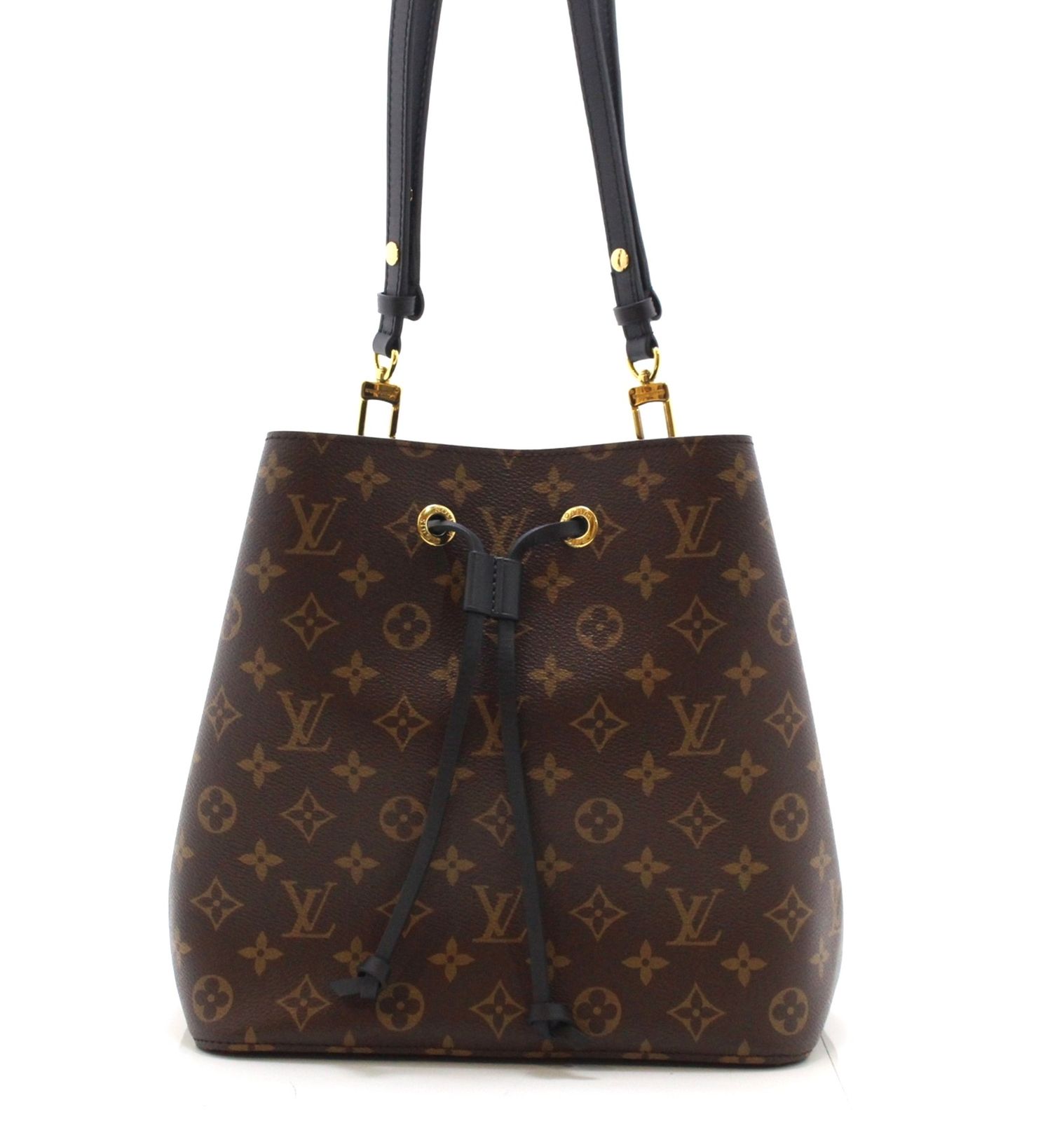 LOUIS VUITTON ルイ・ヴィトン ネオノエ M44020 ショルダーバッグ モノグラムキャンバス ノワール/ゴールド金具 RFIDタグ確認済み レディース【中古】460