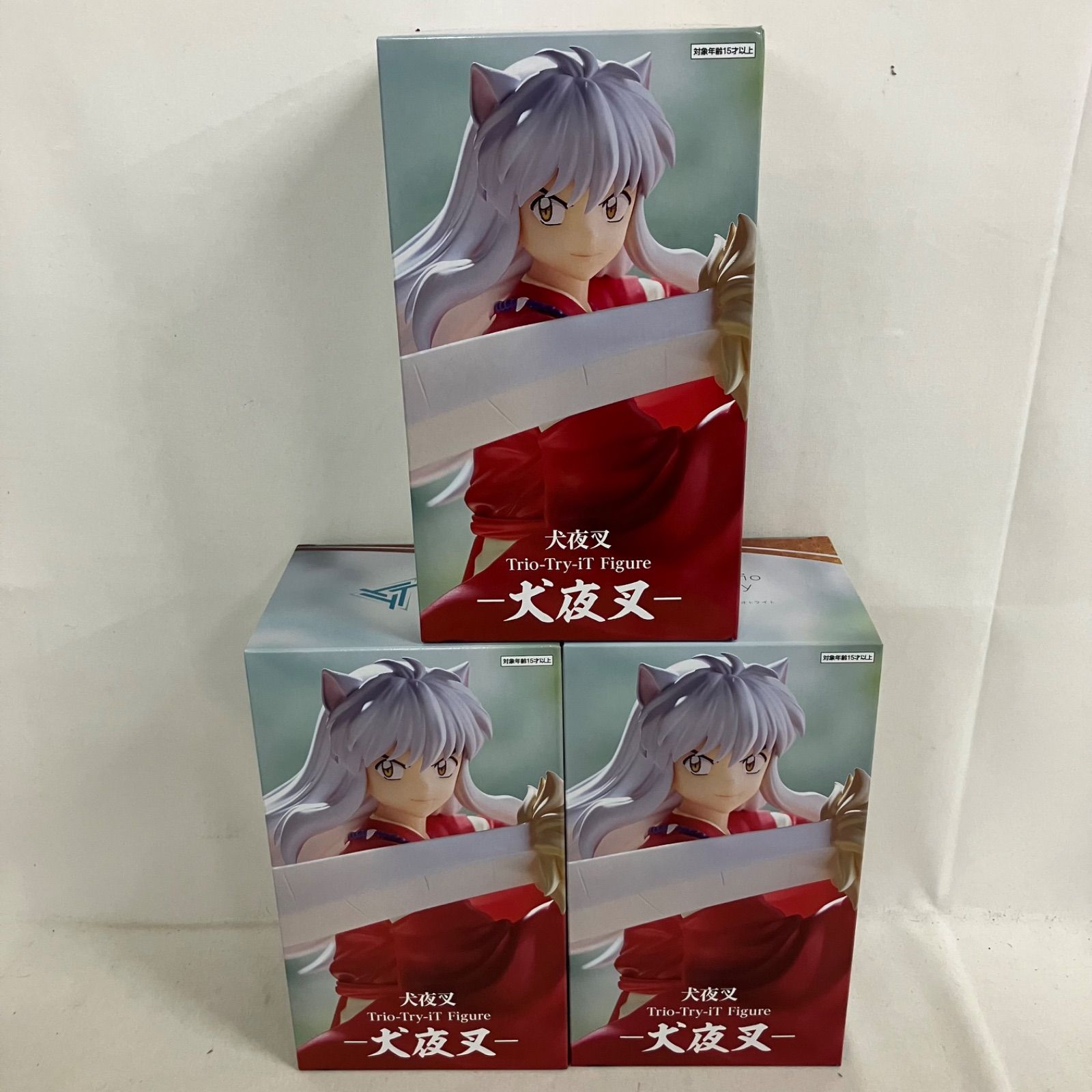 未開封 犬夜叉 Trio-Try-iT Figure フィギュア 3個セット SF8861 c101