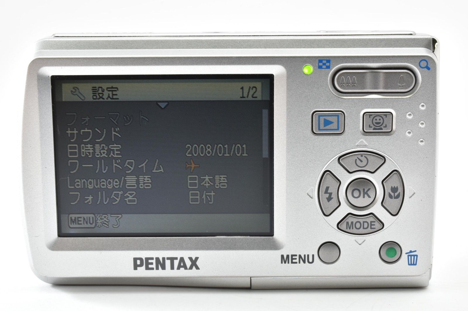 【動作確認済】Pentax Optio E60 コンパクトデジタルカメラ 美品】ペンタックスPENTAX OPTIO E60 コンパクトデジタルカメラ - メルカリ