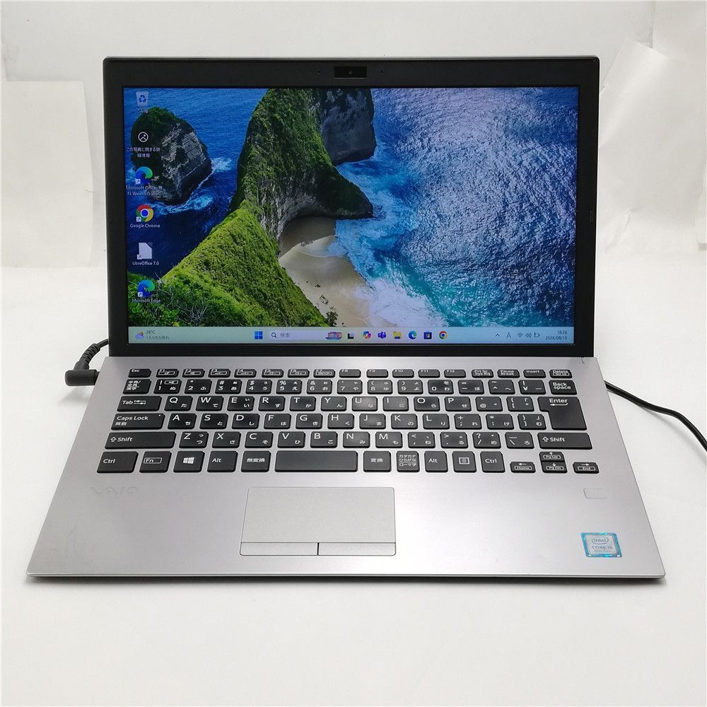 WiFi有 ソニー中古ノートPC VJPG11C11N SSD 無線 即使用可 激安 Wi-Fi有 ソニー 中古ノートパソコン SONY VJPG11C11N Core i5