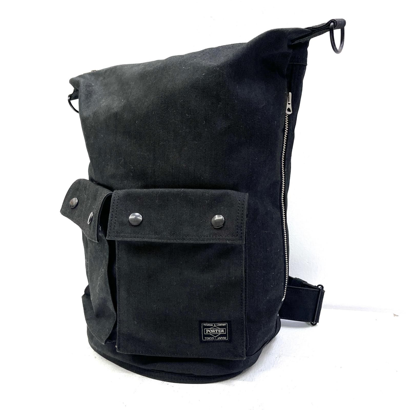 【加古川店】 中古 PORTER | ポーター ショルダーバッグ SMOKY:2WAY SHOULDER BAG 592-06366 ブラック 【121】