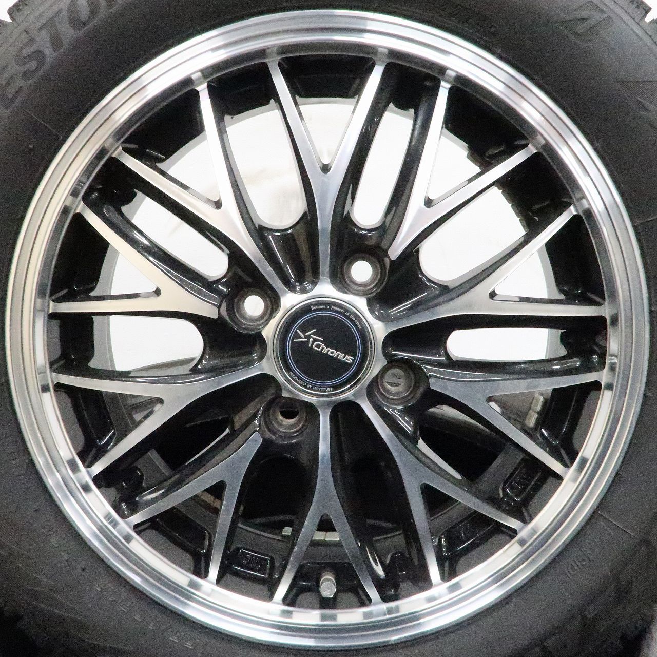 軽自動車に 4本 社外 14インチ 4.5J +45 スタッドレス ブリヂストン