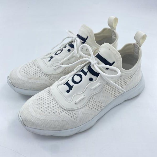 中古】DIOR HOMME ロゴ ネオプレンメッシュスニーカー 42 19CLS