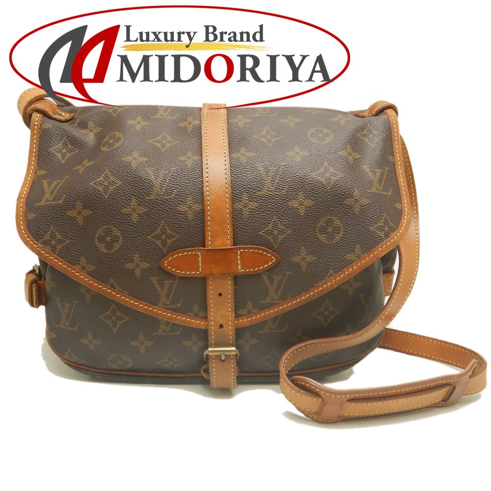 LOUIS VUITTON ルイヴィトン モノグラム ソミュールMM M40710 ショルダーバッグ ブラウン レディース /254194【中古】 41,795円