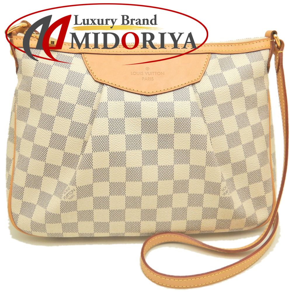 LOUIS VUITTON ルイヴィトン ダミエ アズール シラクーサPM N41113 ショルダーバッグ アズール レディース /254199【中古】