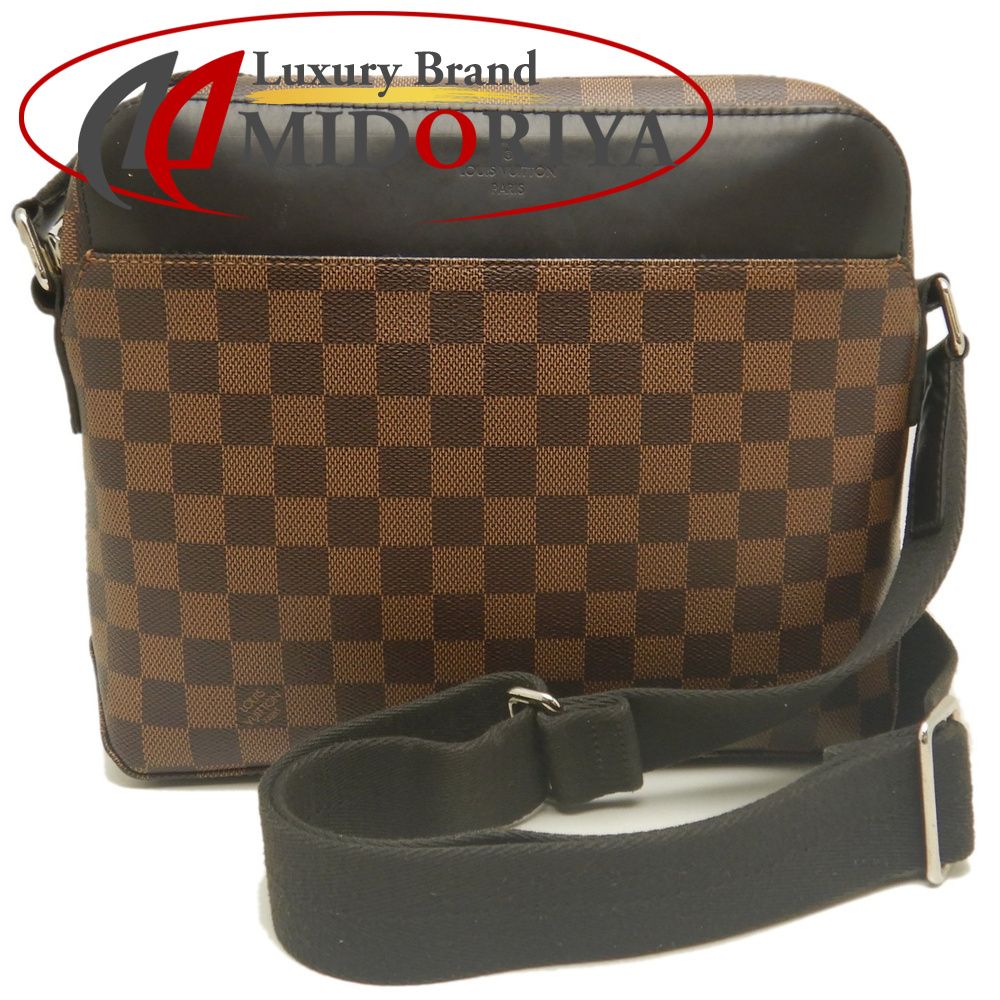 LOUIS VUITTON ルイヴィトン ダミエ ジェイクメッセンジャーPM N41568 ショルダーバッグ エベヌ メンズ /254206【中古】