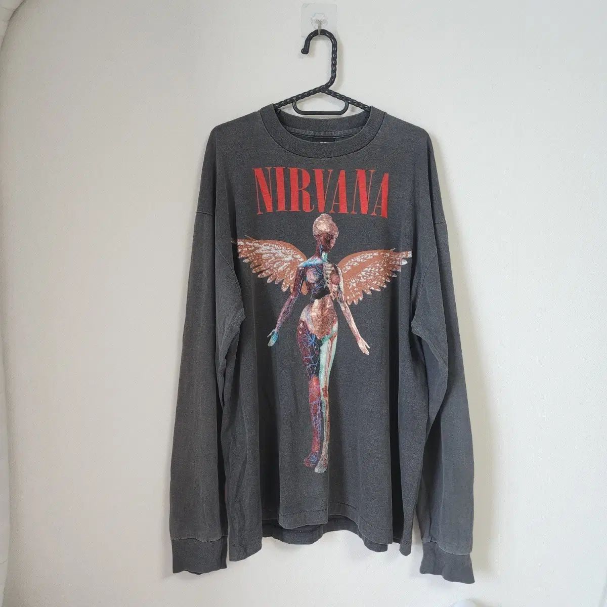GIANT 90s NIRVANA(ニルヴァーナ) プリンティング ロングスリーブ XL