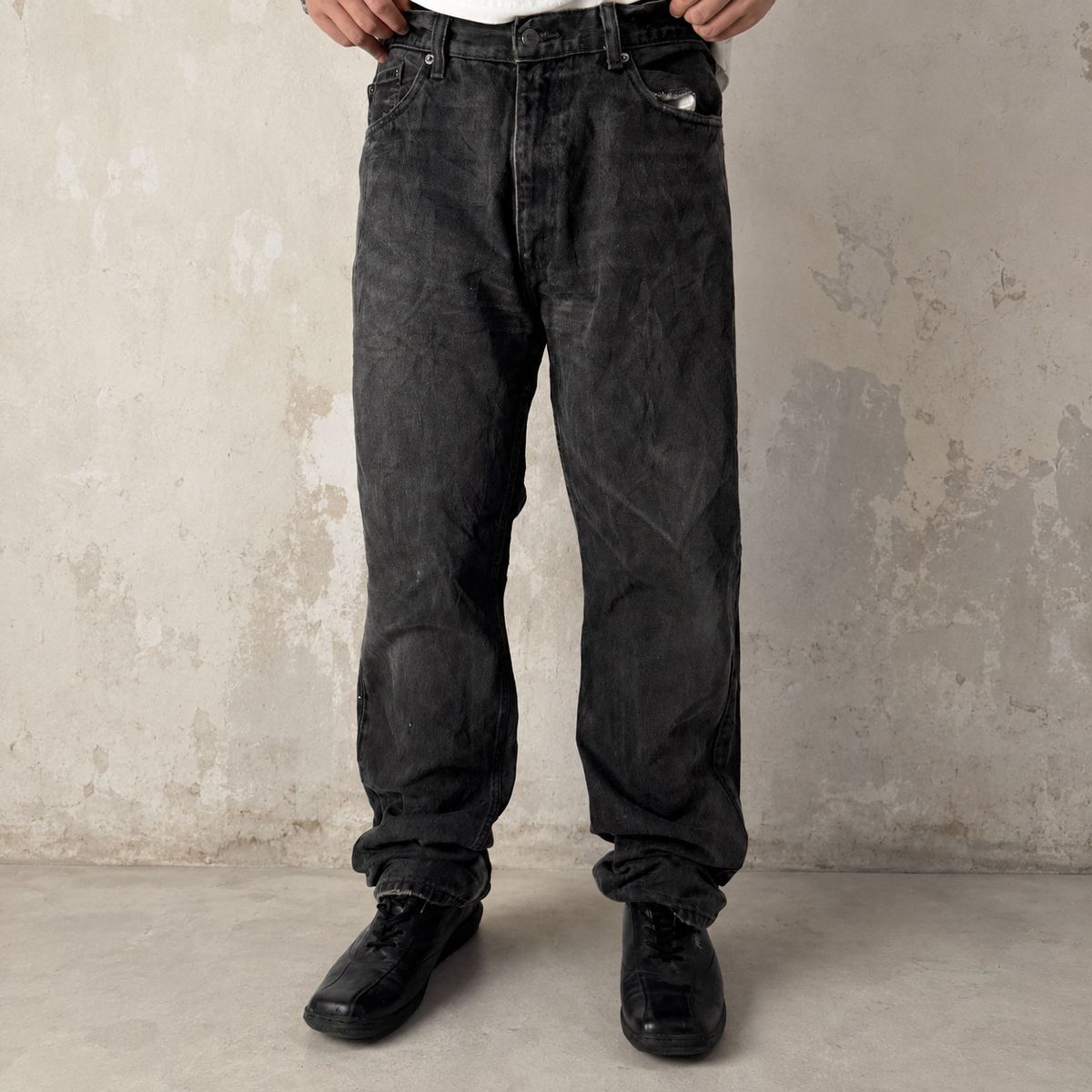リーバイス 505 ブラックデニムパンツ no13 13,055円