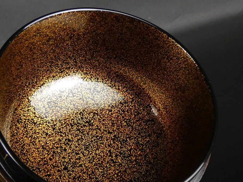 茶道具 裏千家【棗（なつめ）】【鈴谷藤波】漆器 輪島蒔絵　 茶器 漆芸 金箔装飾 鈴谷藤波 鶏頭蒔絵 平棗 共箱 保証品 内梨地 茶道具 /R(tn19) - メルカリ