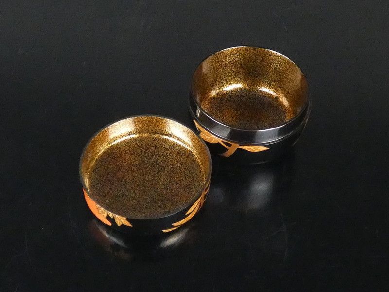 鈴谷藤波 鶏頭蒔絵 平棗 共箱 保証品 内梨地 茶道具 /R(tn19) - メルカリ