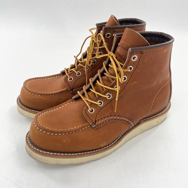【中古】RED WING クラシックモック ブーツ 24.5cm 875 キャメル レッドウィング[10]