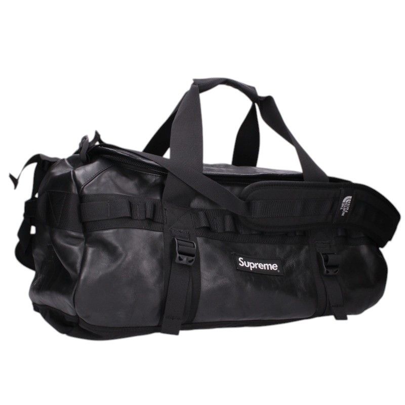シュプリーム ×ノースフェイス THE NORTH FACE 17AW Leather Base Camp Duffel レザーダッフルボストンバッグ メンズ 56,386円