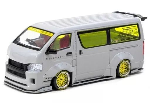 【中古】ミニカー 1/43 Toyota Hiace Widebody(グレー) [T43-024-GR]