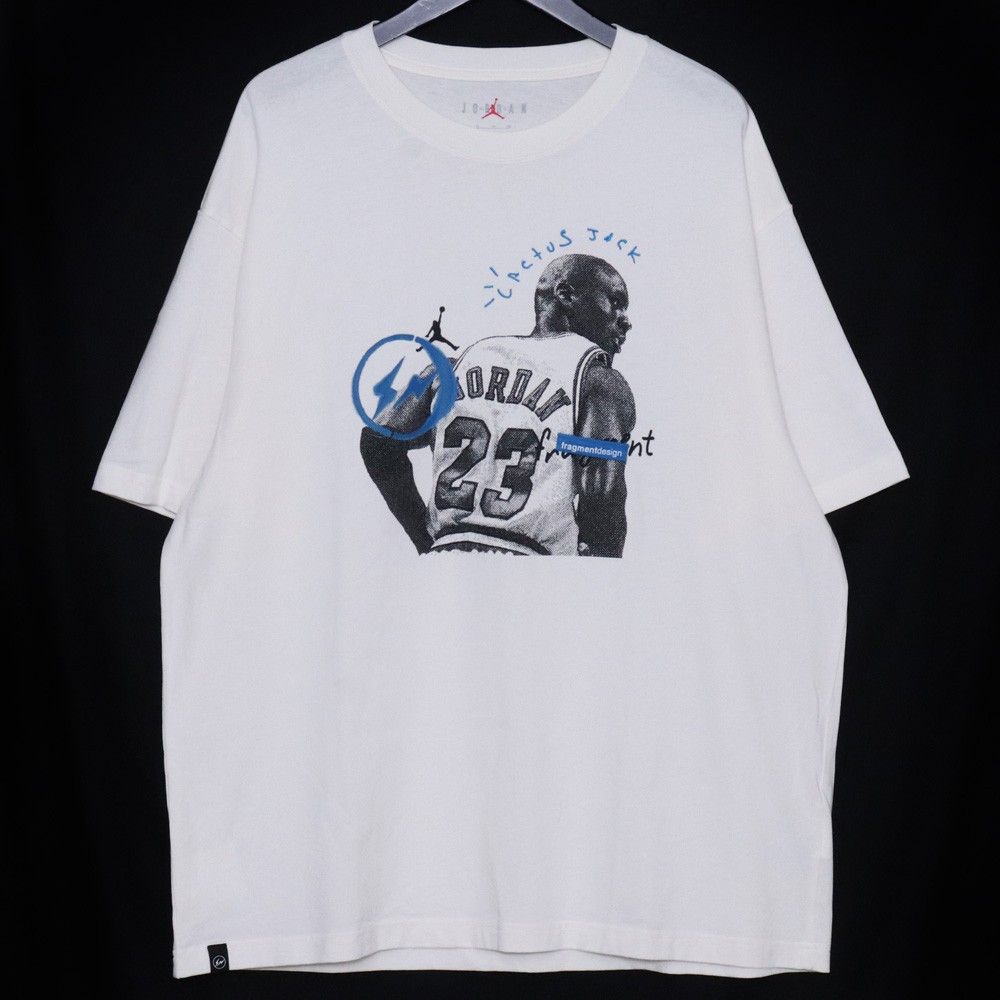 NIKE × TRAVIS SCOTT × FRAGMENT Air Jordan Tee XLサイズ ホワイト DJ0619-133