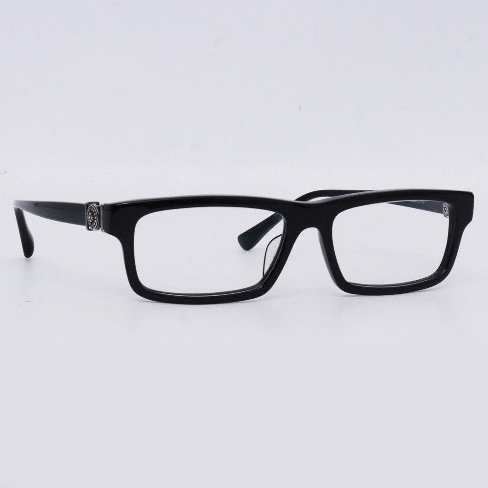 CHROME HEARTS BEEF TOMATO-A ホースシューテンプル メガネ フレーム ブラック 55□17-145 67,100円