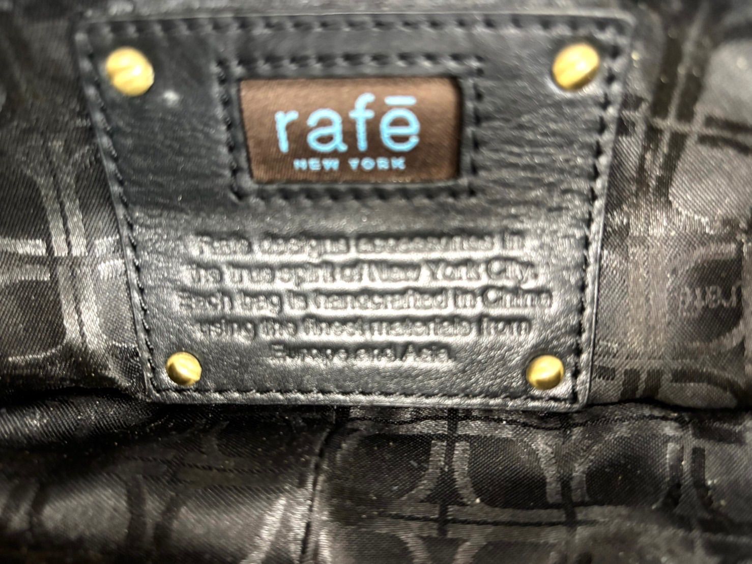 【未使用に近い】Rafe リアルファー ショルダーバッグ ハンドバッグ 2way