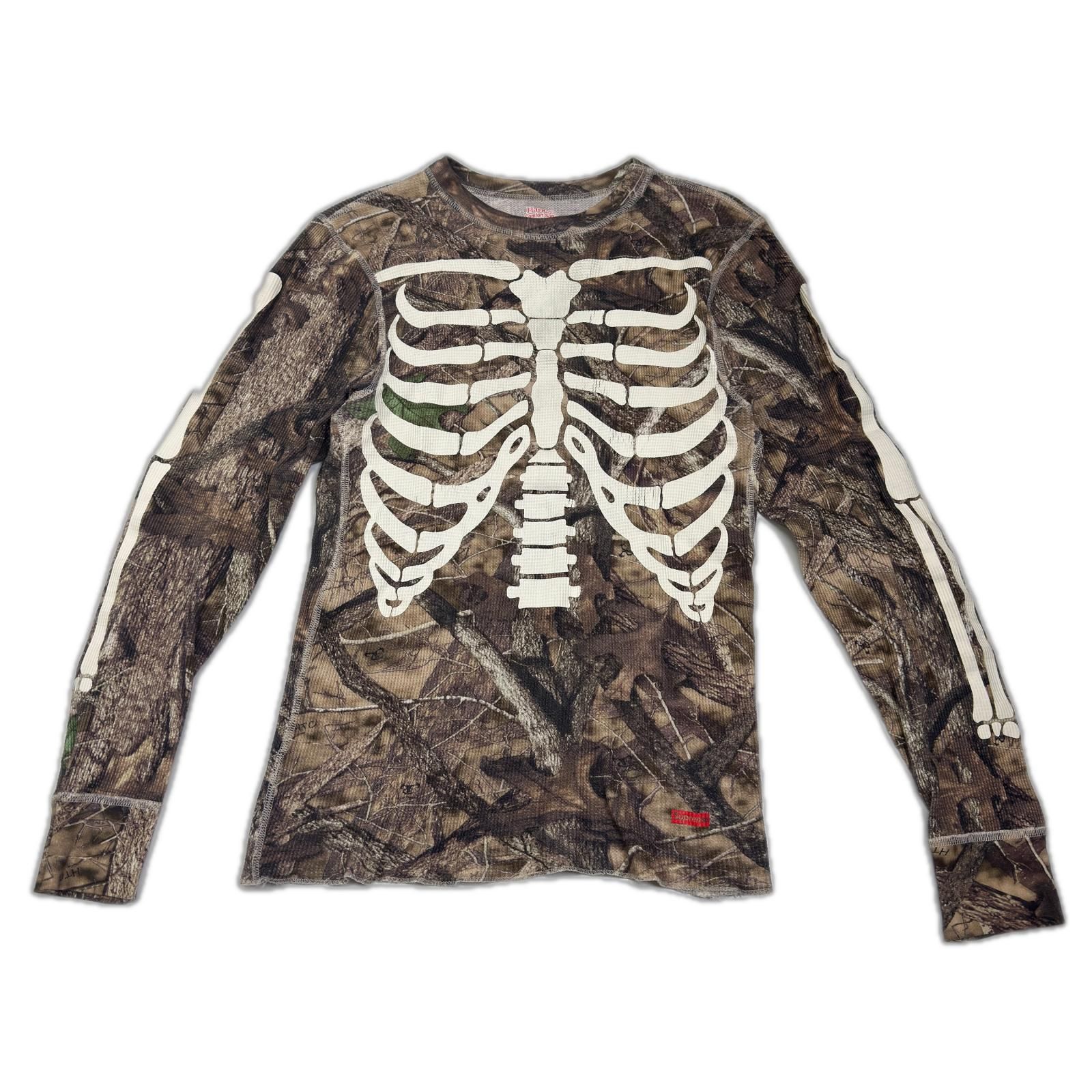 Supreme × Hanes 24AW Bones Thermal Crew 