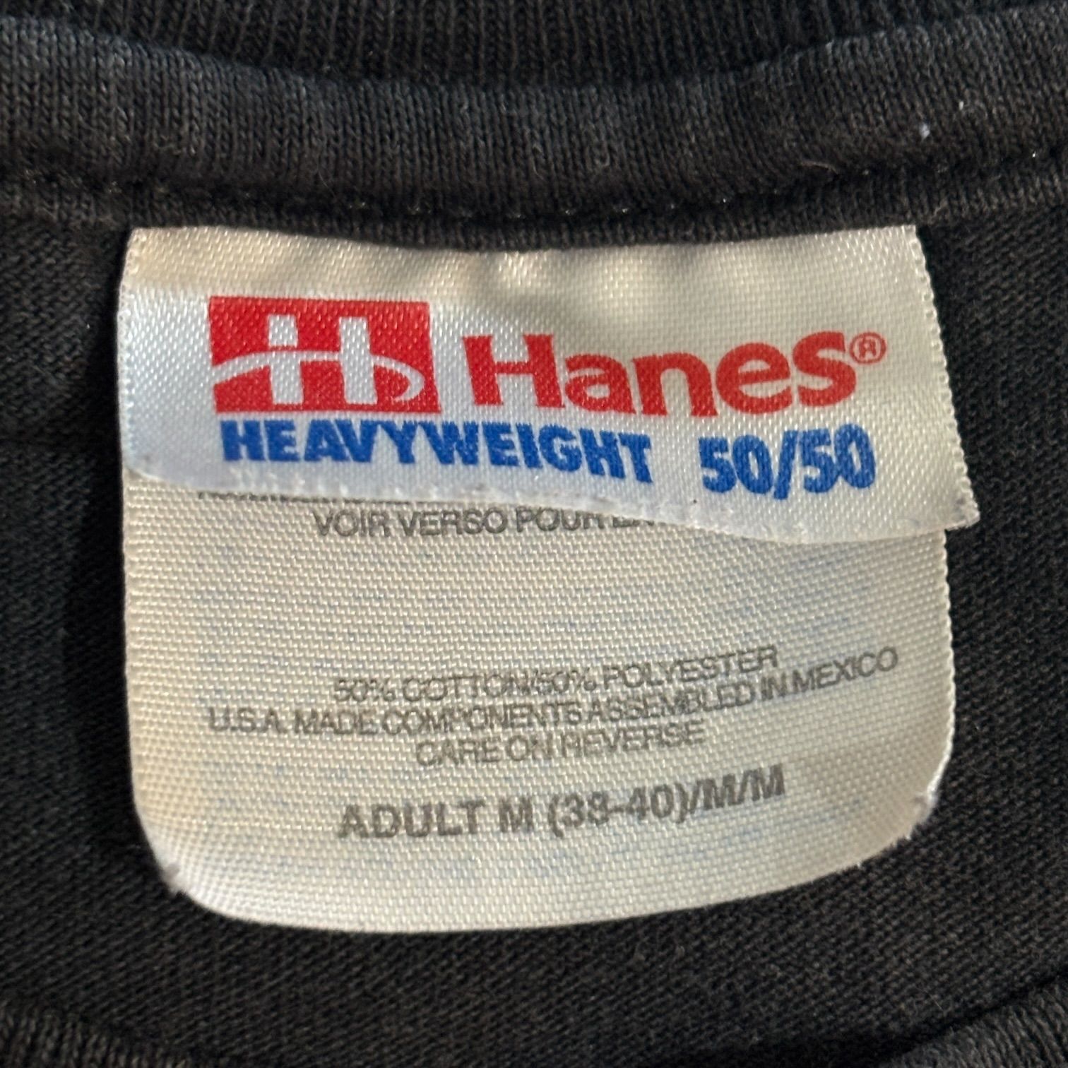 00s SMILE S/S TEE スマイル 半袖Tシャツ M BLACK 黒 Hanes SCRIPTURE ROCK 古着