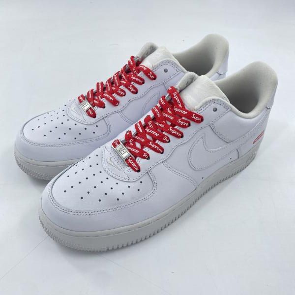 【中古】NIKE × Supreme AIR FORCE1 Low White スニーカー 27cm CU9225-100 ホワイト ナイキ シュプリーム[10] 22,780円