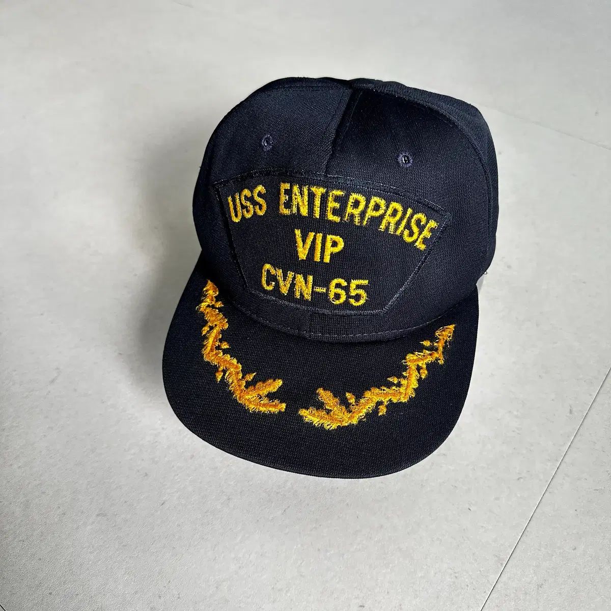 80s アメリカ製 アメリカ海軍 エンタープライズ CVN-65 VIP スナップバック