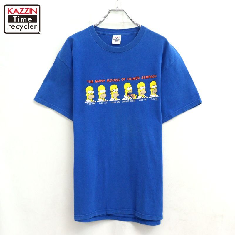 デルタ　シンプソンズ　Tシャツ 00s シンプソンズ The Simpsons DELTA 半袖Tシャツ メンズ 表記L